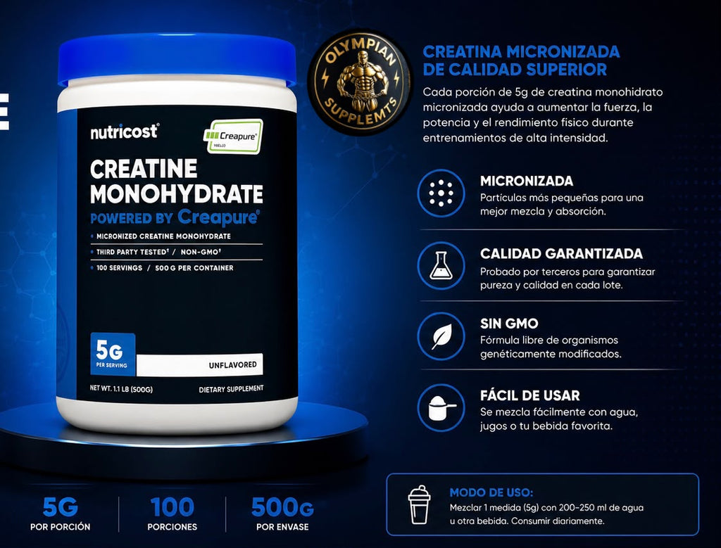 Nutricost Creatine Monohydrate (Creapure®)
