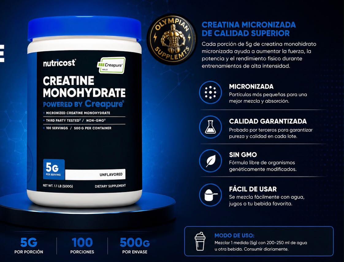 Nutricost Creatine Monohydrate (Creapure®)