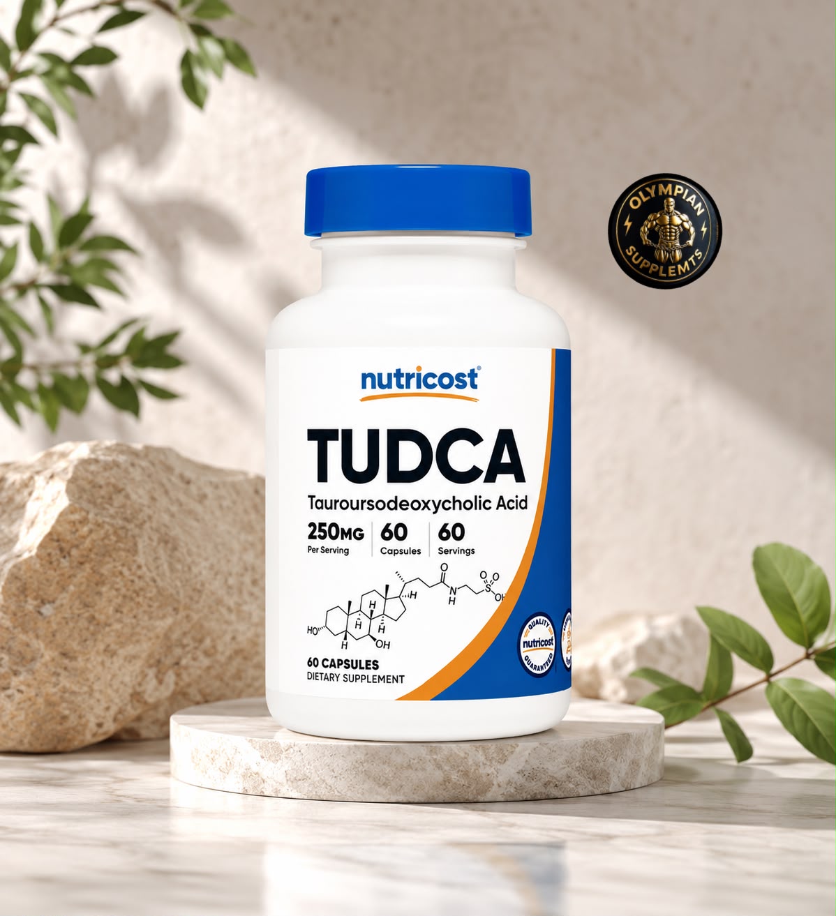 TUDCA (Ácido Tauroursodesoxicólico) 250 mg – Nutricost