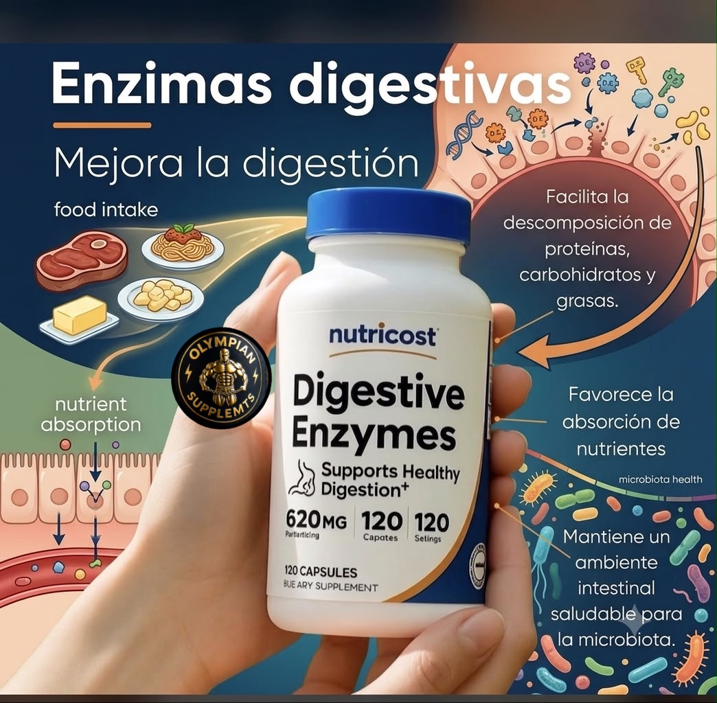ENZIMAS DIGESTIVAS NUTRICOST